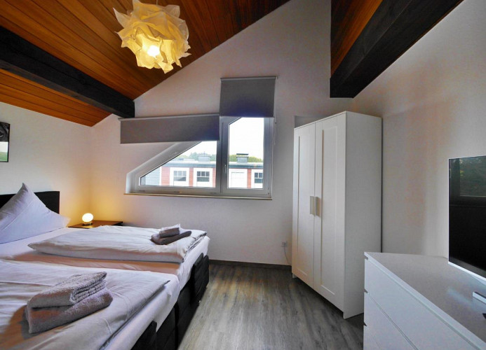 Fewo Diemelgarten**** - Schlafzimmer mit TV