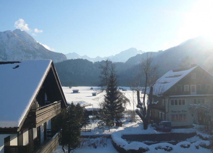 Aussicht Junior-Suite im Winter