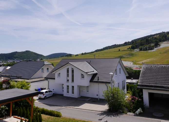 SommerPanorama vom Haus   (für Vollansicht aufs Bild klicken) 