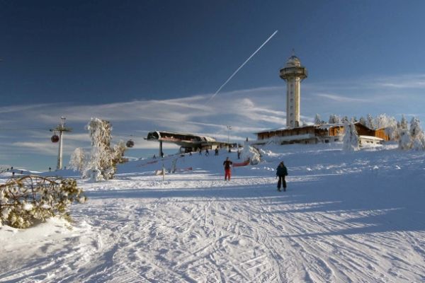 Ettelsberg Gipfel im Winter