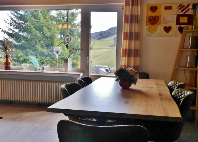 Wohnzimmer mit Aussicht - Q12 Fewo LIEBE***