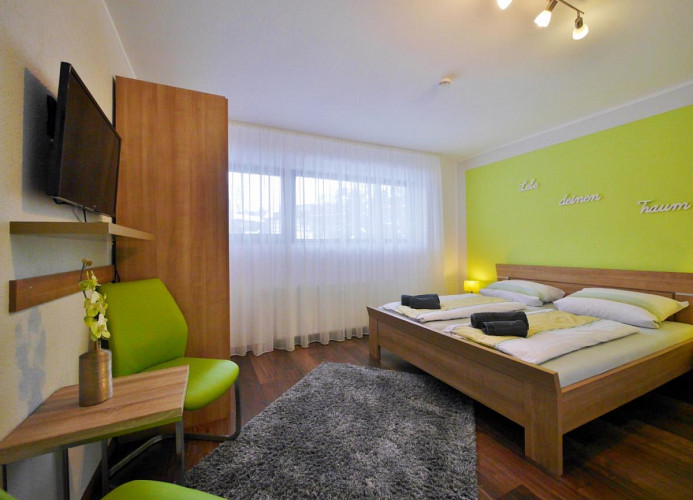 Fewo Nelly am Kurpark - Schlafzimmer im Souterrain