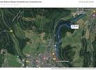 2,2 km Fußweg ins Willinger Zentrum (Google Maps)