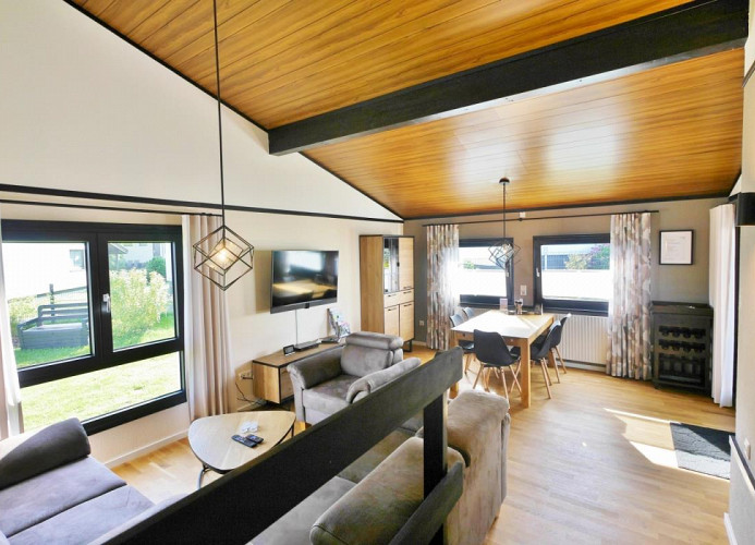 Wohnzimmer - Ferienhaus Diemelquelle****