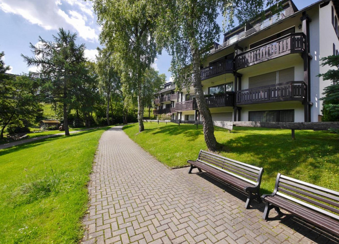 Fewo Nelly am Kurpark - Seitenansicht Haus 28b