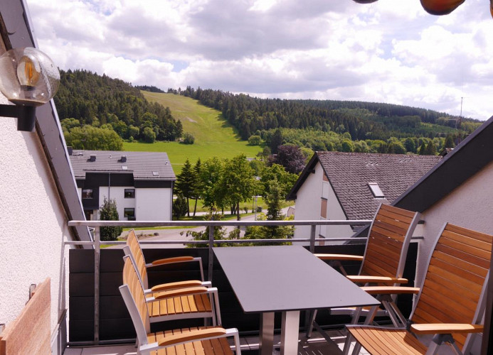 Fewo Blume - Balkon