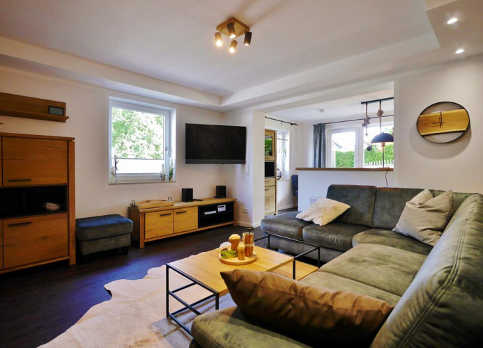 Upland Apartments/Fewo Waldgeist - Wohnzimmer