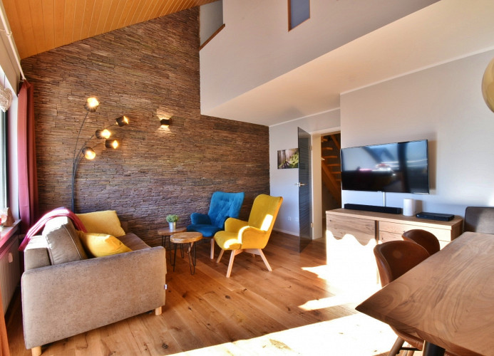 Fewo Blumes Bergfrieden - Wohnzimmer