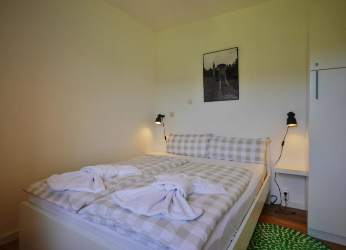Fewo Sauerlandglück - Schlafzimmer mit Französischem Bett
