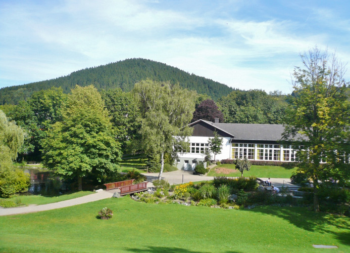 Fewo M am Kurpark - Blick in den Kurpark