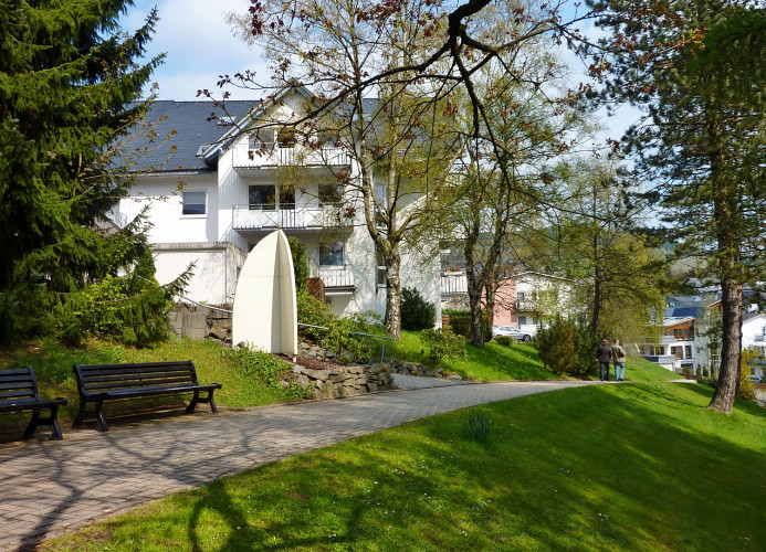 Fewo M am Kurpark - Seitenansicht Haus 28d