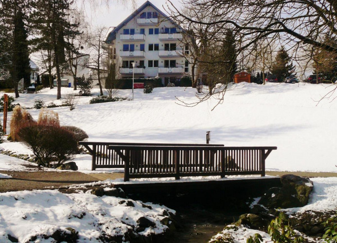 Fewo M am Kurpark - im Winter