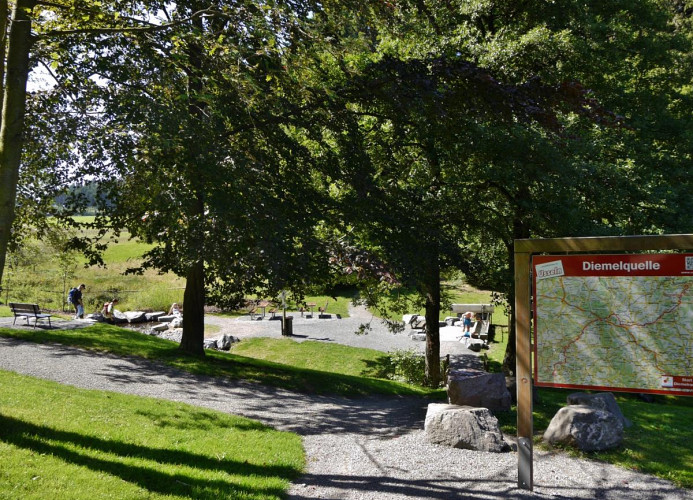 Diemelquelle in 1km Entfernung von der Fewo